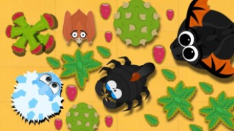 MOPE.IO OP ICE MONSTER FARMING FOODS IN DESERT // LEVEL UP TO BLACK DRAGON