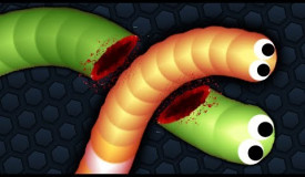 Slither.io 1 Troll Hacker Snake vs Pro Snakes Epic Slitherio Gameplay