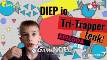 Tri-Trapper, najbolji tenk za team mode! | GameNOEL Diep.io #14