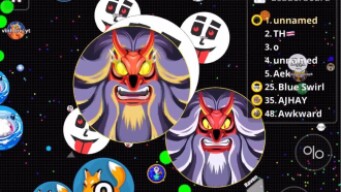 Agar.io FULL BATLLE WITH THAILAN, JACKAL & WARLOCK LEVEL 3 SKINS AGARIO