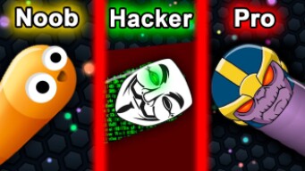 NOOB vs PRO vs HACKER - Slither.io