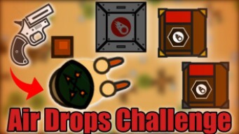 100 AIR DROPS CHALLENGE !!! (Desert mode) | SURVIV.IO