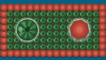 Starve.io Watermelon Farm in Reidite Base on Sea