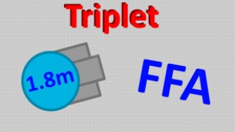 Diep.io | 1.81M Triplet - FFA Craziness!