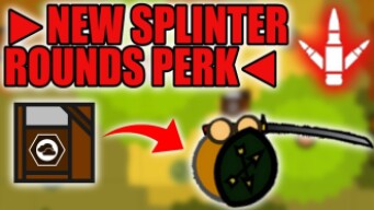 NEW SPLINTER ROUNDS PERK IN THE WOODS MODE ! | SURVIV.IO