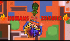 Braains.io||VIDEO EDITING||VERY STRONG STRUGGLE BETWEEN HUMANS VS ZOMBIES AND REACHED 45,000 SCORE!!