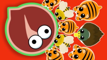 MEATBALL strikes back for INFINITE XP in Mope.io