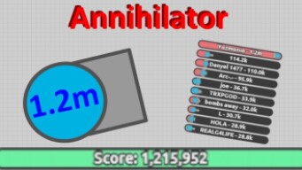 Diep.io | 1.21M Annihilator - One Shot, One Kill!