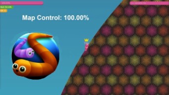 Paper.io 3 Map Control: 100.00% [Slither.io]