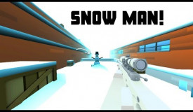 Krunker.io gameplay - IM A SNOWMAN!?