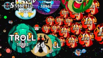 PRO TROLLING NOOB IN AGARIO #9 ( Agar.io Trolling Gameplay )