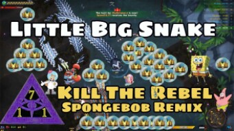 Little Big Snake Rebel Hunter Pro NoobTeam Killer LittleBigSnake.io Spongebob Remix Million Ton Bot