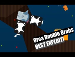 Deeeep.io Exploits Tutorial - Orca(Killer Whale) Double Grabs w/ Wall
