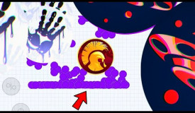 BIGGEST BATTLE IN HISTORY! ( AGAR.IO MOBILE )