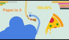 Paper.io 3 [Pizza] Map Control 100.00%