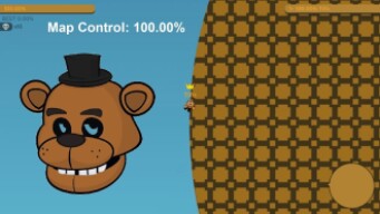 Paper.io 2 Map Control: 100.00% [Small Map]