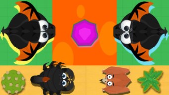 MOPE.IO // BLACK DRAGON EATS PTERODACTYL & BLACK DRAGON IN ARENA