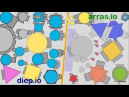 DIEP.IO VS ARRAS.IO - OFFICIAL IO TANKS GAME VS FAN-MADE IO GAME!