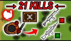 21 KILLS IN SOLO SQUADS NEW PERSONAL RECORD ! | SURVIV.IO