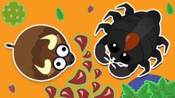 I became a GIANT MEAT BISON in MOPE.IO