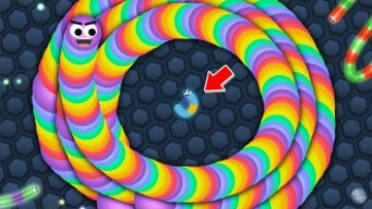 The BIGGEST SNAKE Is After Me In Slither.io!