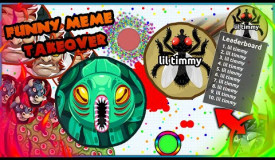 LIL TIMMY TAKES OVER AGAR.IO... AGAIN!