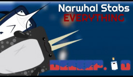 Narwhal Stabs EVERYTHING! - Deeeep.io Narwhal + Marlin Montage