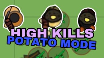 Potato MODE IS BACK! Surviv.io High Kill Solo Squads