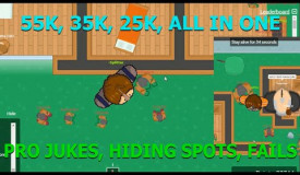 Braains.io - 55K, 35K, 25K GAMPLAY IN ONE | EPIC JUKES, HIDING SPOTS, FAILS!!! | Splitter