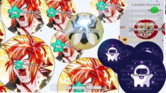 AGARIO MOBILE I'M MINHVU FANS, REKT LIVESTREAM & DARK CLAN Agar.io