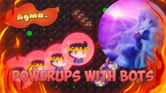 HACKED POWERUPS IN AGMA.IO | POWERUPS DESTRUCTION