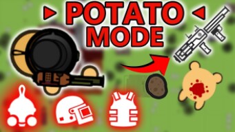 SOLO VS SQUAD IN THE POTATO MODE! | SURVIV.IO