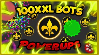 100XXL BOTS+POWERUPS ANNIHILATION !!! | AGMA.IO