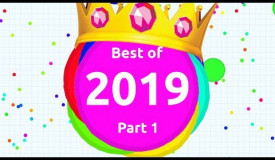 Crystal's BEST AGAR.IO MOMENTS 2019 Part 1 | Agario Compilation