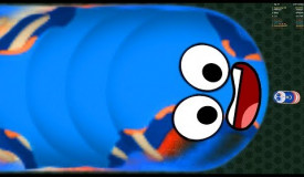 Wormate.io Legendary Pro Skill Giant Worm Super Killer Vs Tiny Record Worms Epic ​Wormateio Gameplay