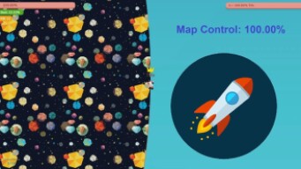 Paper.io 3 Map Control: 100.00% [Rocket]
