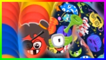 Wormate.io Best Trolling Alien Worm Vs Big Bad Snakes Wormateio Epic Gameplay
