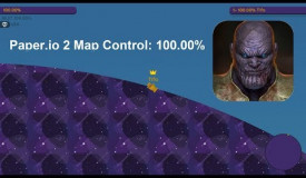 Paper.io 2 Map Control: 100.00% [Thanos Legendary]