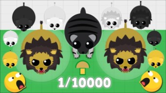 MOPE.IO LUCKIEST GAME YOU WILL EVER SEE // 2X  RARE BLACK MANED LIONS IN A ROW!! (Mopeio Luck)