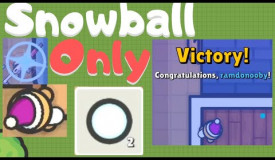 Snowball Only Challenge! // Zombs Royale.io