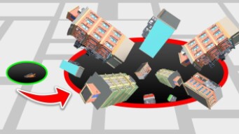 I Tried To EAT THE BIGGEST HOLE In Hole.IO! (impossible)