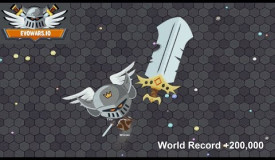 EvoWars.io Evolutions Unlocked 25/25 World Record +200,000