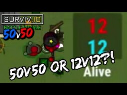 SMALLEST 50V50 EVER?! //SURVIV.IO