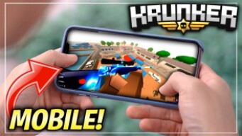 PLAYING KRUNKER.IO MOBILE! (is it good?)