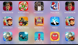 MightyMicros,ScaryTeacher3D,RedBall4,Hotel T Run,FunRace3D,Hole.io,SpongeFrenzy,SubwaySurf,Pv2,Buddy