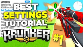 BEST SETTINGS for Krunker.io (PRO Custom Crosshair, Scope and MORE)