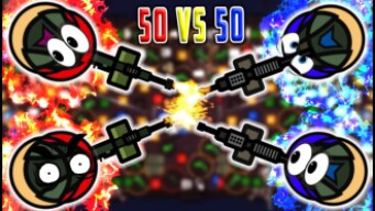 Surviv.io 2vs2 LAST SURVIVR Epic End Battle! (Surviv.io Giant Golden Airdrops & Funny Highlights)