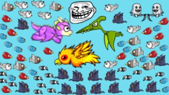 Pterodactyl & Phoenix Funny Trolls // Flyordie.io