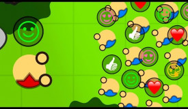 Surviv.io TEAMING WITH THE OTHER TEAM! | BEFRIENDING 50 PLAYERS IN 50v50 MODE! | Surviv.io 50v50