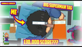 BRAAINS.IO | BIG SUPERMAN TAG [130,000 SCORE] GAMEPLAY | NEW MAP | TIPS, TRICKS & STRATEGY